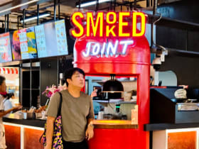 SMOKED JOINT สาขางามวงศ์วาน เนื้อฉีกรมควันเบอร์เกอร์เด็ด
