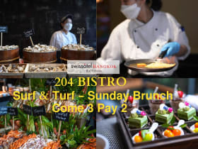 Surf & Turf Sunday Brunch ที่ Swissôtel Bangkok Ratchada