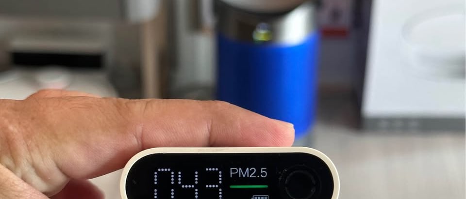 เครื่องวัด Air Quality วัดค่าฝุ่น PM2.5 ในบ้าน
