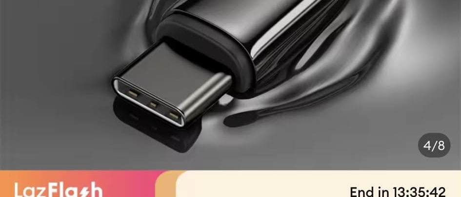 สายชาร์จ Type-C to Type-C ลดจาก 229 เหลือ 88 บาท