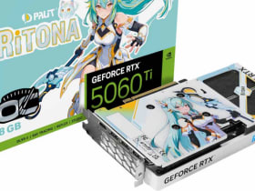 PALIT RTX 5060 Ti RiTONA OC: A White Anime-Themed Card, 23.4 cm Long, Small-Case Friendly