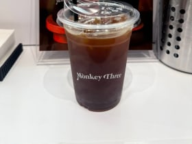 Monkey Three เอ็มควอเทียร์ Geisha Ice Americano 85 บาท