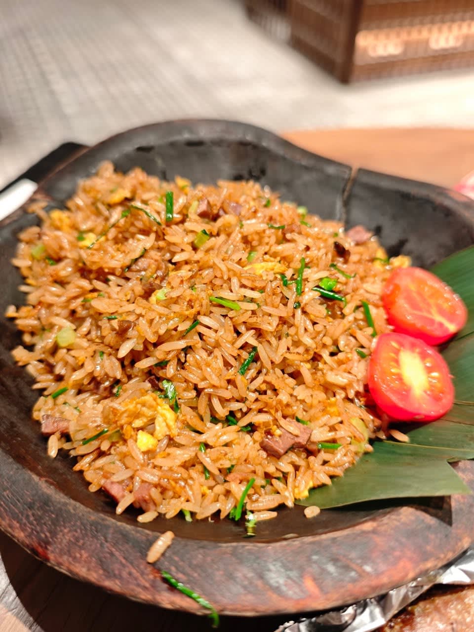 Mushroom Fried Rice: a genuine surprise. It has a distinct wok-hei aroma, with beautifully separate grains and a mellow mushroom fragrance — well-balanced and easy to keep eating without getting sick of it.