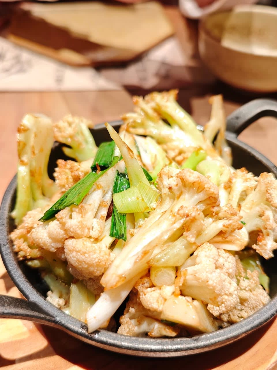 Stir-Fried Cauliflower: a vegetable dish with real depth — stir-fried crisp with the flavor cooked right into it, juicy without being soggy. It elevates plain cauliflower into something well worth ordering.
