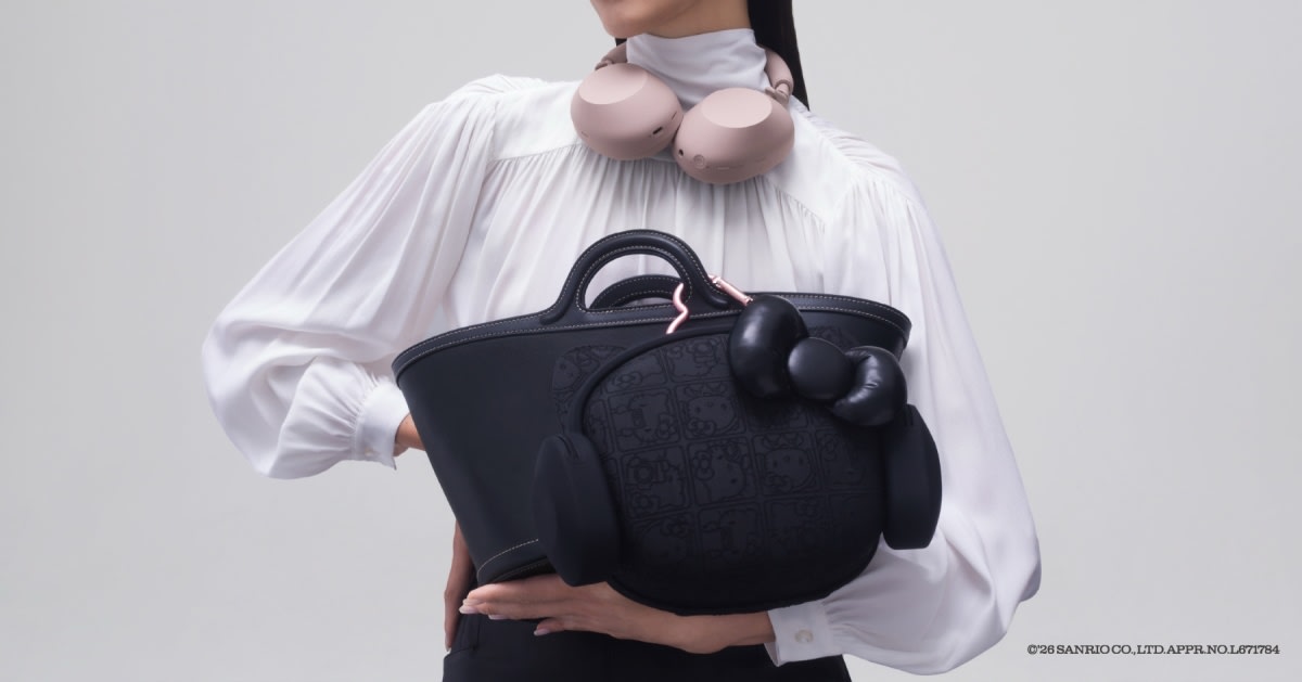 The headphones come in three tiers: the flagship noise-cancelling WH-1000XM6, the light, foldable WH-CH730N in five colours, and the compact on-ear WH-CH530 with Multipoint, Fast Pair and LE Audio. All three come with a Hello Kitty headphone pouch and an everyday tote.