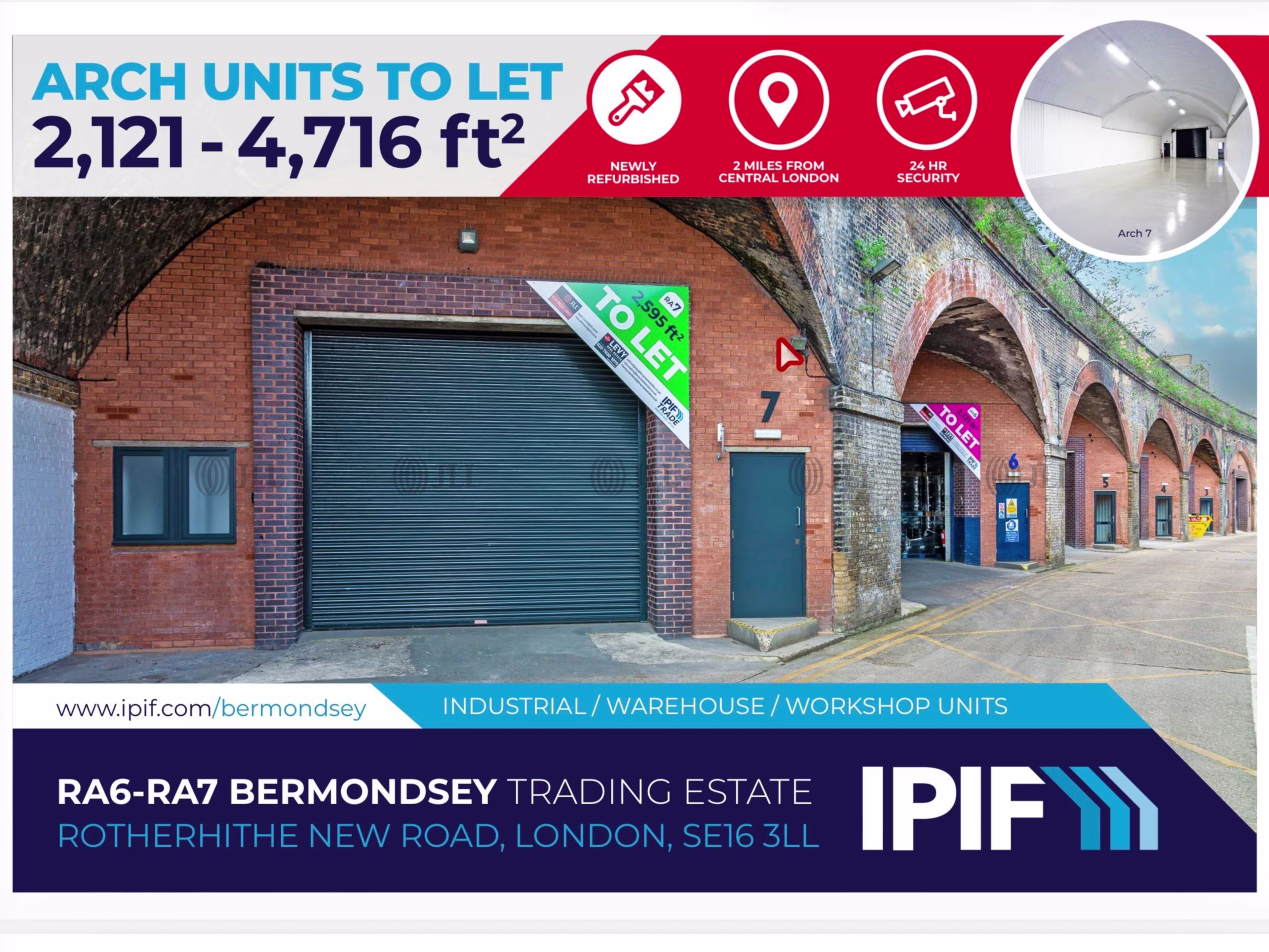 Arch Units 3 & 6 Bermondsey Trading Estate