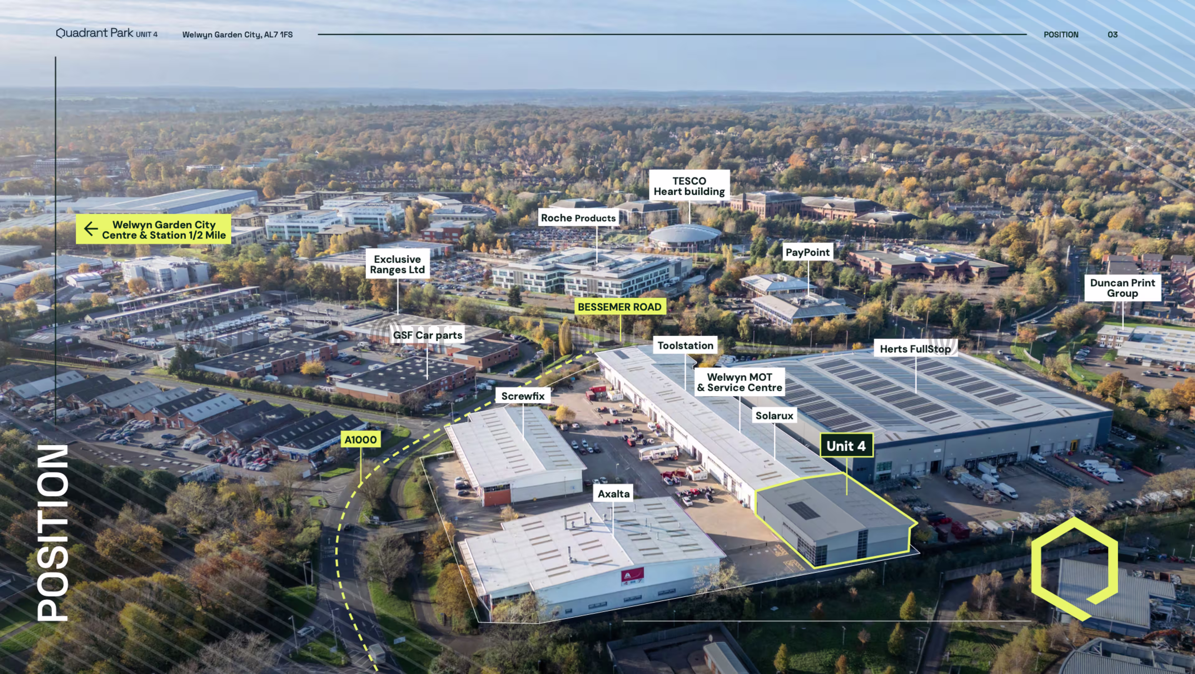 Unit 4, Quadrant Park