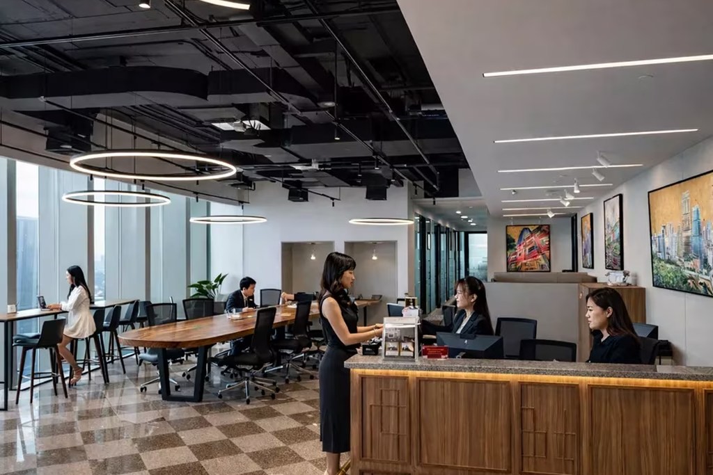 Co-working space ใกล้ BTS ศาลาแดง - Servcorp ที่ ดุสิต เซ็นทรัล พาร์ค
