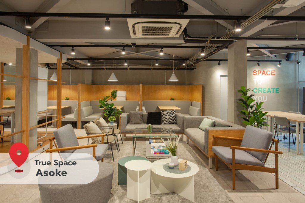 Co-working space ใกล้ BTS อโศก - True Space Asoke ขอขอบคุณรูปภาพจาก True Space
