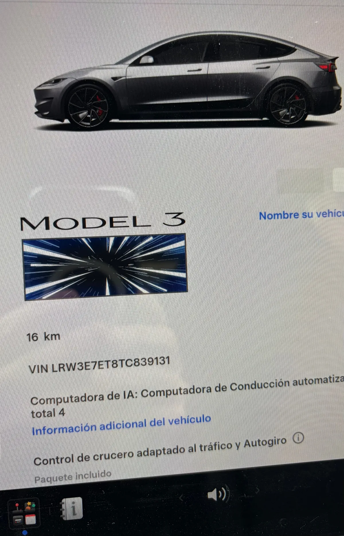 Tesla MODEL 3 Otra año 2026
