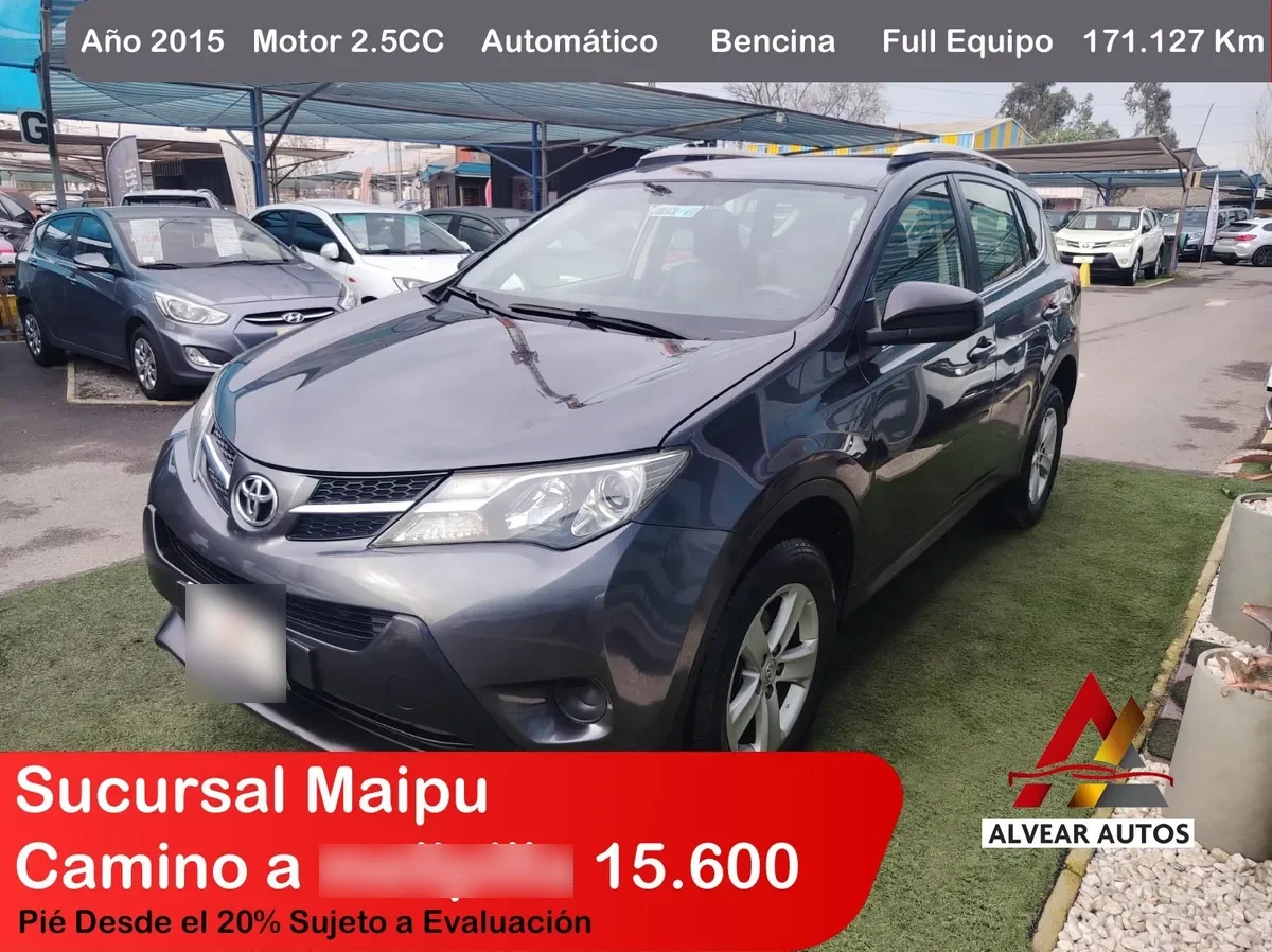 TOYOTA RAV4 2.5 Advantage Limited Bt At 4x2 año 2015