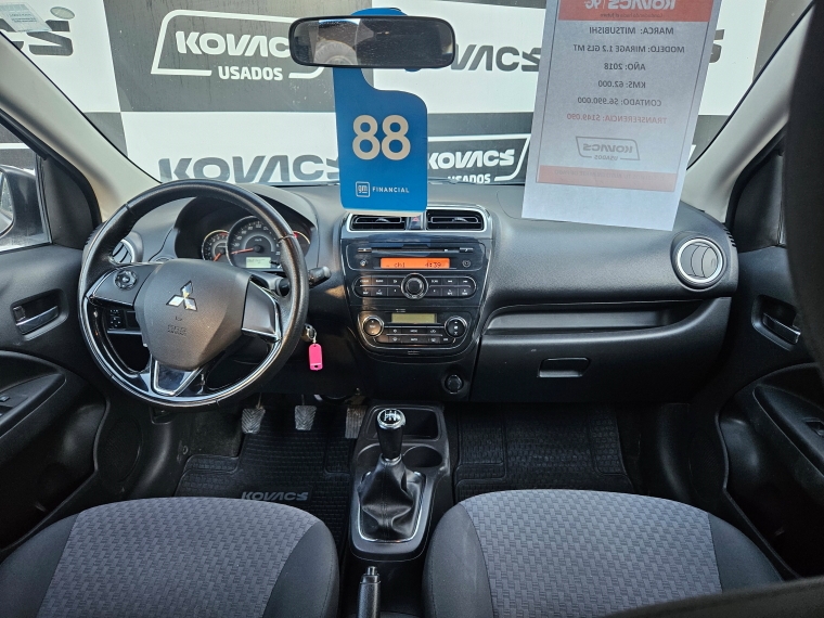 Mitsubishi Mirage 1.2 Gls Mt año 2018