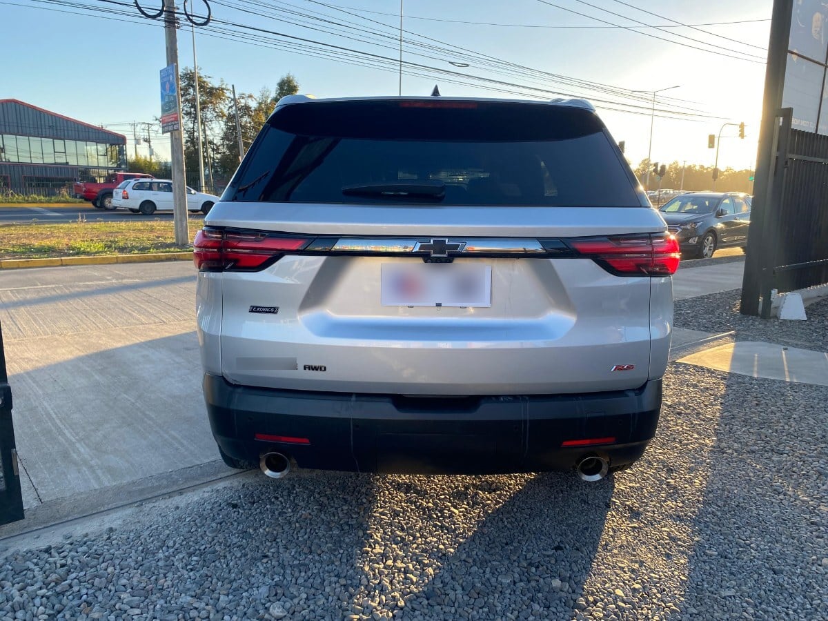 Chevrolet Traverse Rs Awd 3.6 año 2022
