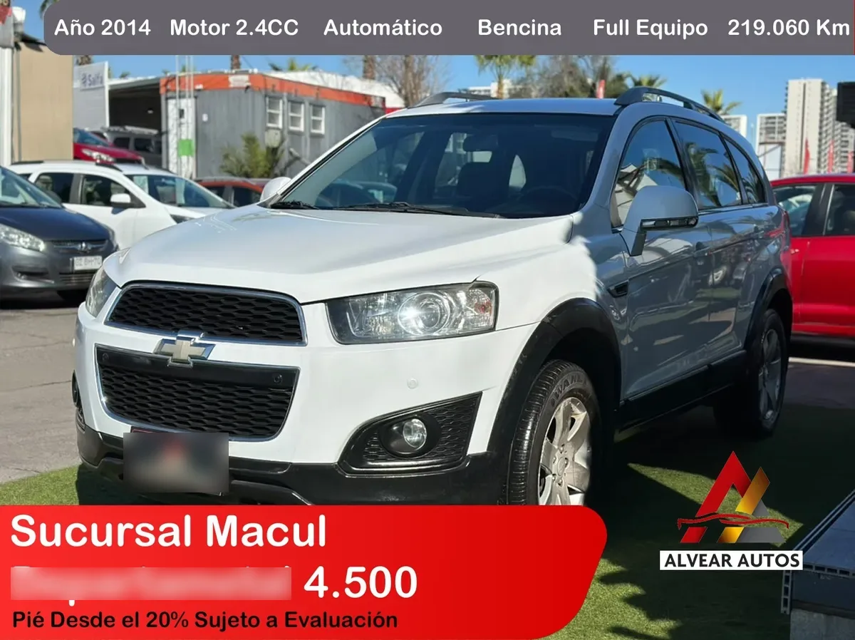CHEVROLET CAPTIVA 2.4 Iii Ls Mt 4x2 año 2014
