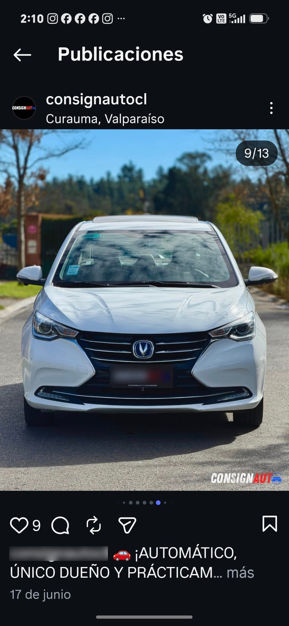 CHANGAN ALSVIN 1.4 Elite At año 2025