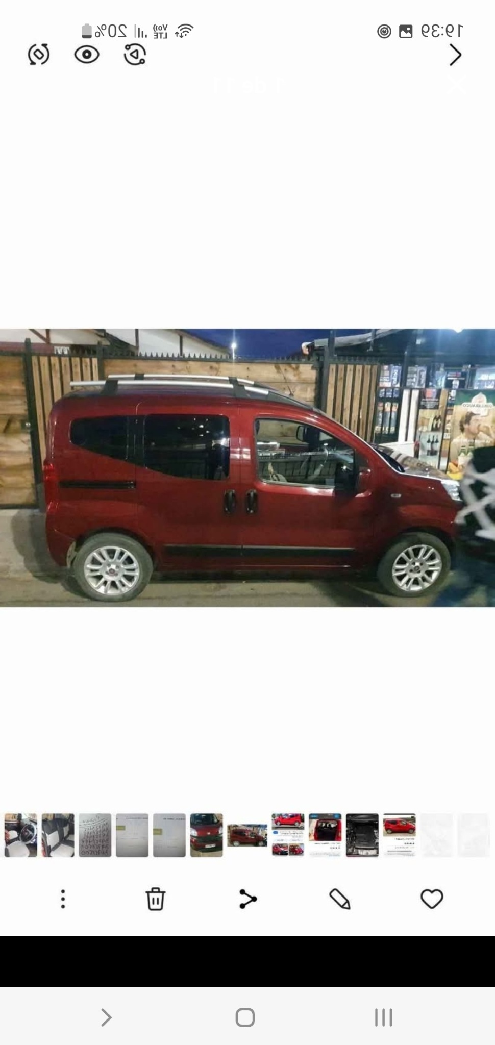 FIAT QUBO 1.4 Dynamic Mt año 2019
