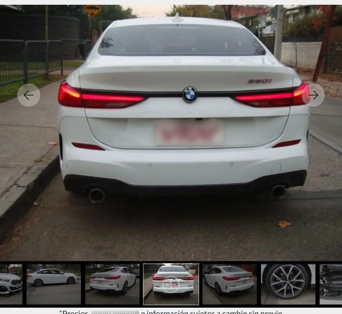 BMW 220 2.0 I Gran Coupe Sport At año 2025