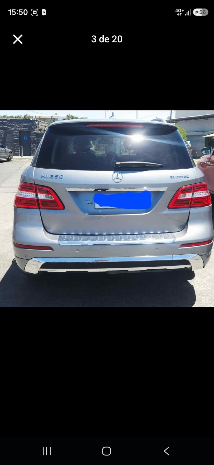 MERCEDES BENZ ML350 3.5 Blue Efficiency Sport At año 2013