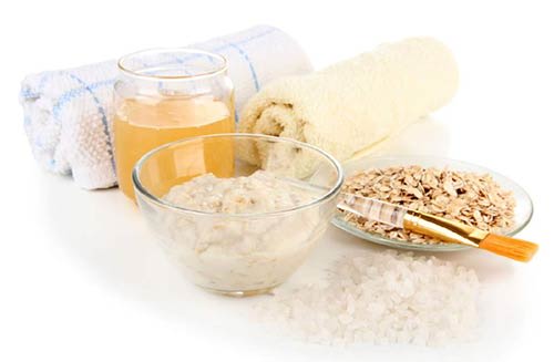 acne scars honey and oat