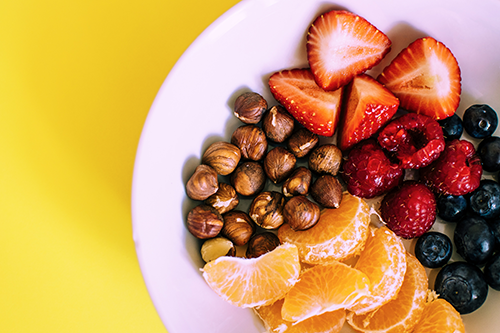 fresh fruit and its colors
