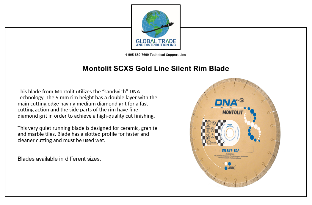 Montolit Gold Line SCX Silent Rim Blade | eBay