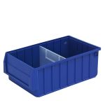 234W x 400D x 140H Blue Plastic Parts Trays