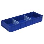 234W x 600D x 90H Blue Plastic Parts Trays