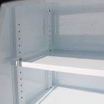 White 850H Series – Side by Side 4 Drawer Steel Toolbox - shelf details.