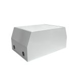 White Ute Canopy 1200mm with both of the lids closed