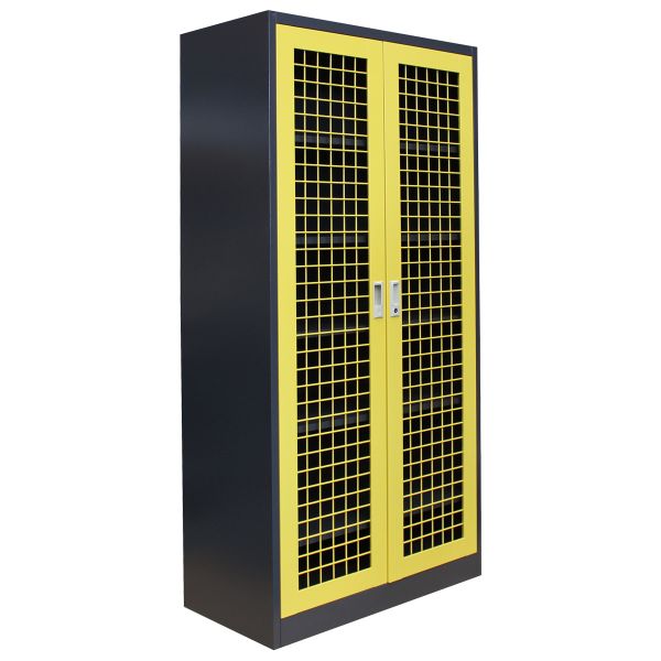 Mesh 2 Door Cabinet
