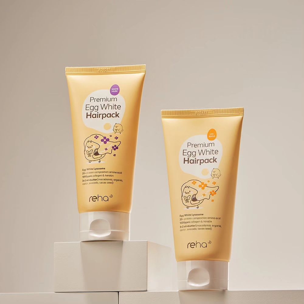 Premium Egg White Hair pack White musk