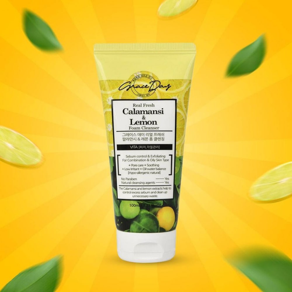 Real Fresh Calamansi & Lemon Foam Cleanser 100ml