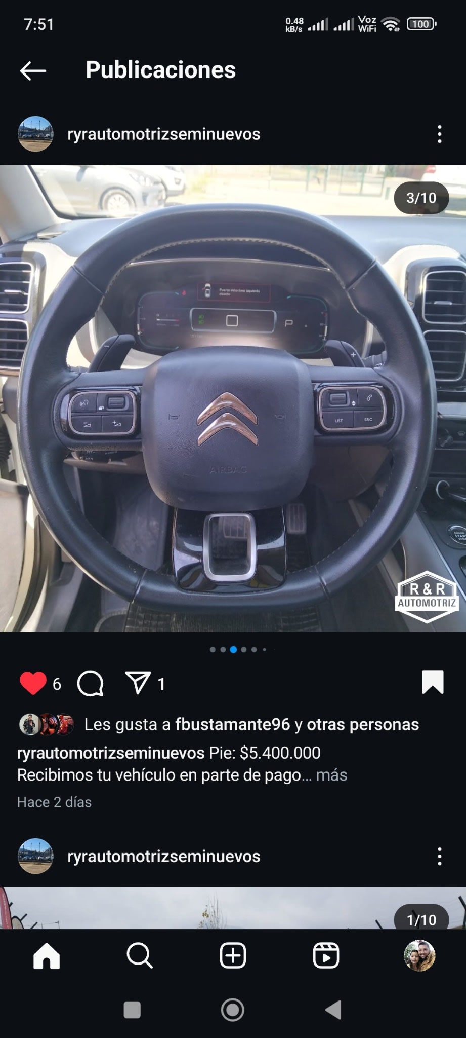 CITROEN C-5 1.5 Aircross Bluehdi 130 S&s Live Mt Diesel año 2020