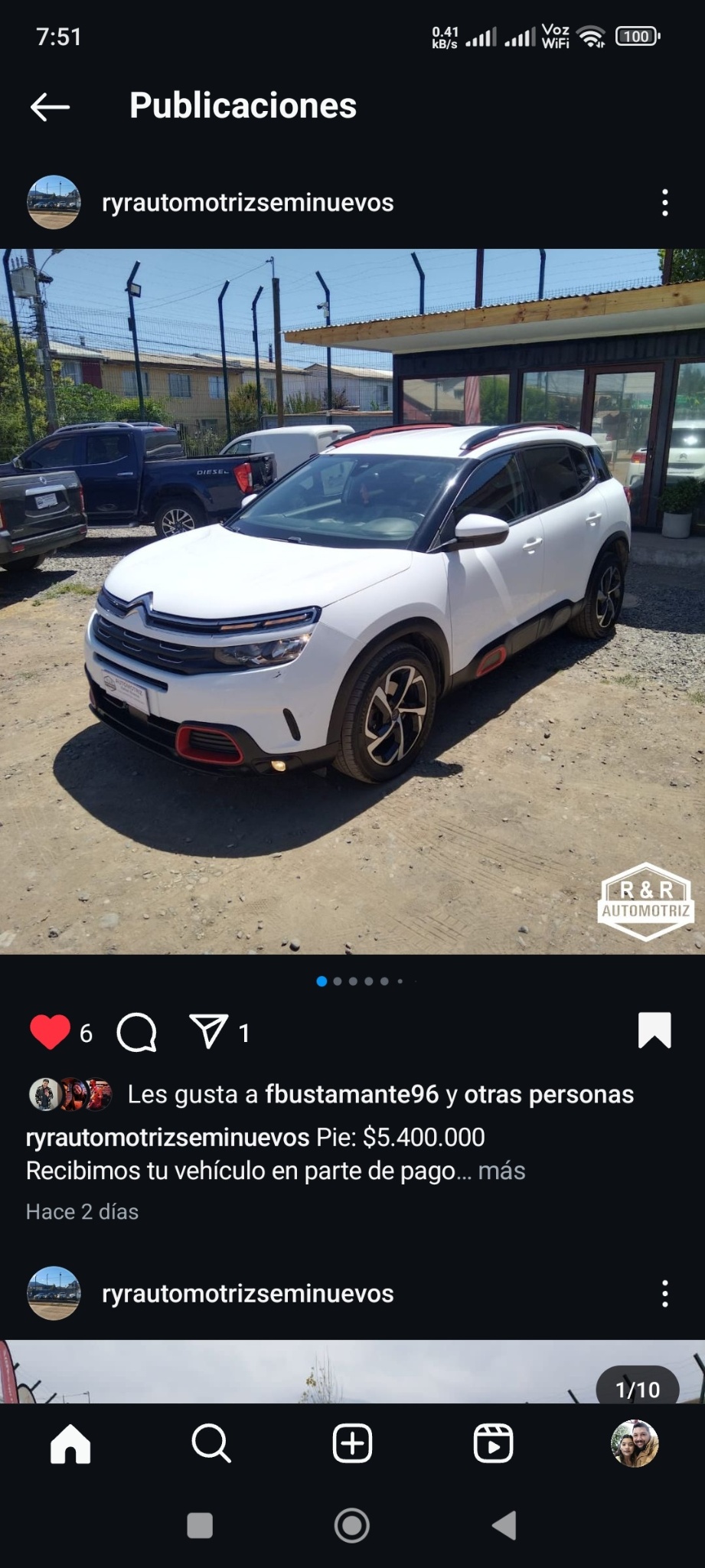 CITROEN C-5 1.5 Aircross Bluehdi 130 S&s Live Mt Diesel año 2020