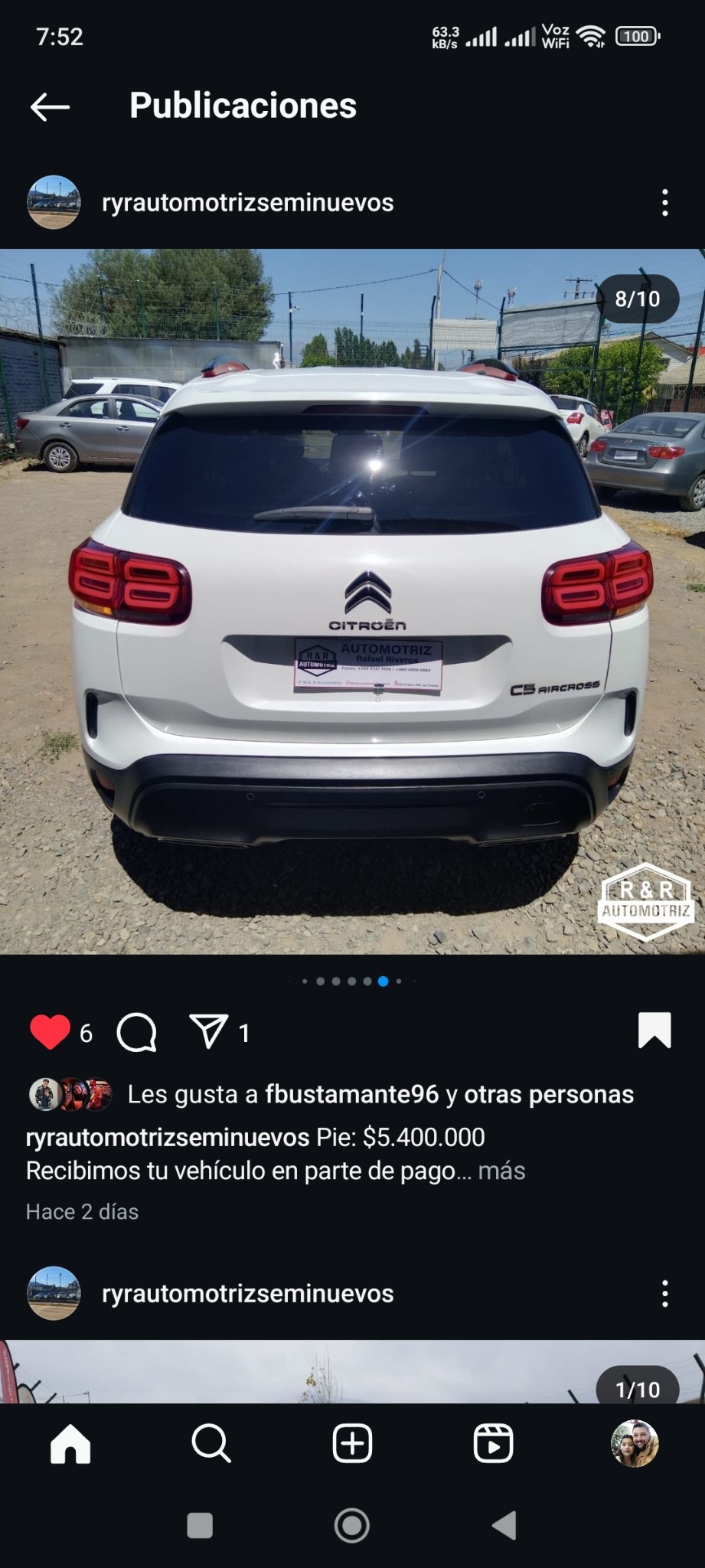 CITROEN C-5 1.5 Aircross Bluehdi 130 S&s Live Mt Diesel año 2020