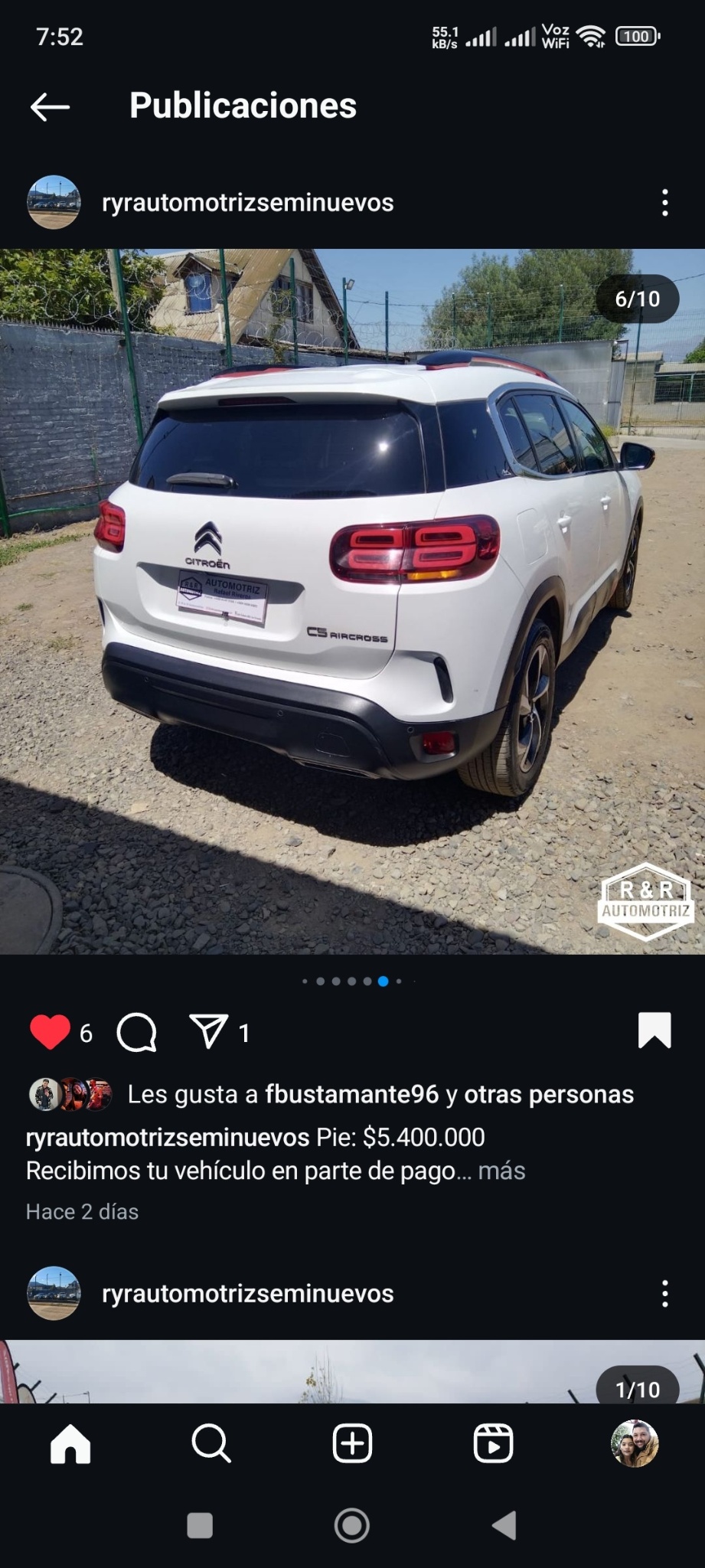 CITROEN C-5 1.5 Aircross Bluehdi 130 S&s Live Mt Diesel año 2020