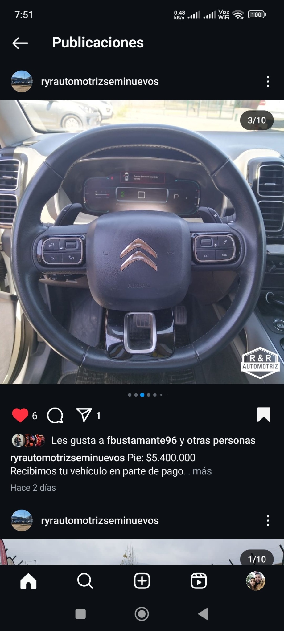 CITROEN C-5 1.5 Aircross Bluehdi 130 S&s Live Mt Diesel año 2020