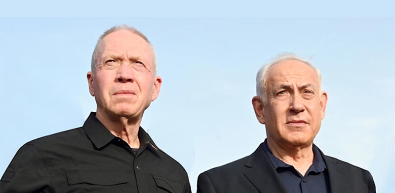 בנימין נתניהו ויואב גלנט / צילום: חיים צח, לע''מ