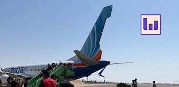 זנב המטוס של פליי דובאי נפגע כתוצאה מהצניחה המהירה / צילום: לפי סעיף 27 א'
