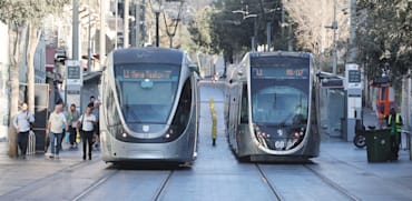 הרכבת הקלה בירושלים / צילום: צוות תכנית אב לתחבורה
