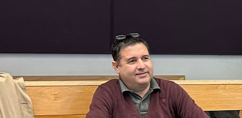 שי ליפמן בבית המשפט הבוקר / צילום: עמירם גיל