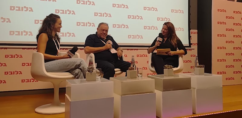 "שמואל דונרשטיין ומאיה דונרשטיין-יתיר, בעלי רב-בריח, בפאנל משותף בכנס החברות המשפחתיות / צילום: יח''צ"