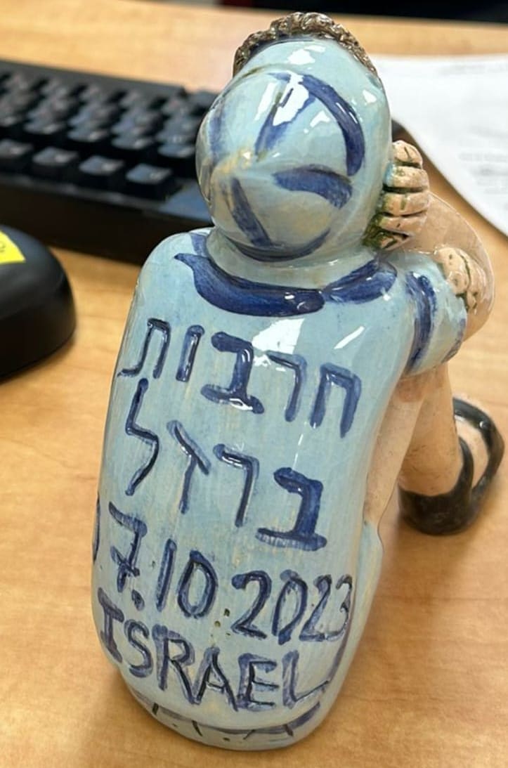 פיגורת שרוליק שפוסלה על הקרמיקאים זאב ומאיה ליברמן / צילום: זאב ליברמן פיגורת שרוליק שפוסלה על הקרמיקאים זאב ומאיה ליברמן / צילום: זאב ליברמן