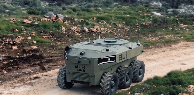 רכב אוטונומי של בלו־ווייט / צילום: באדיבות אלביט מערכות
