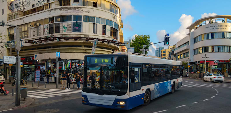 כיכר מגן דוד בתל אביב, שבה מתוכננת תחנת מטרו / צילום: Shutterstock