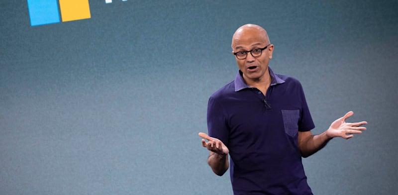 "סאטיה נאדלה, מנכ''ל ויו''ר מיקרוסופט / צילום: Associated Press, Mark Lennihan"