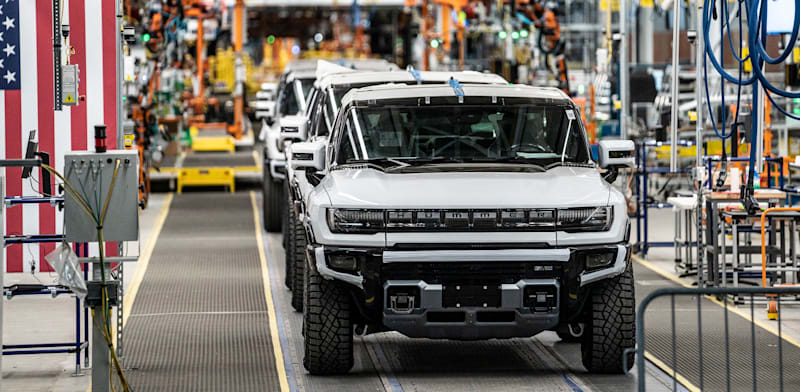 מפעל של ג'נרל מוטורס בדטרויט, מישיגן / צילום: Reuters, Dominick Sokotoff