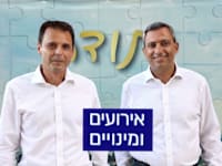 אלון דוידי ראש עיריית שדרות ורונן אגסי מנכ''ל מגדל