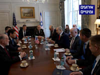 משתתפי פגישת נתניהו-רוביו, אייזנברג שני מימין / צילום: אבי אוחיון לע״מ