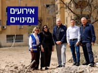 מימין: יו''ר הסוכנות היהודית, אלוף (במיל) דורון אלמוג, ראש עיריית ב''ש רוביק דנילוביץ, מנכ''ל הסוכנות היהודית יהודה סטון, מנכ''לית עיריית ב''ש ליז עובדיה, ראש מינהלת ישראל בסוכנות היהודית עו״ד דפנה קירו כהן / צילום: גיא יחיאלי, הסוכנות היהודית